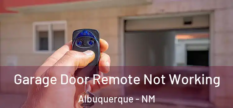  Garage Door Remote Not Working Albuquerque - NM