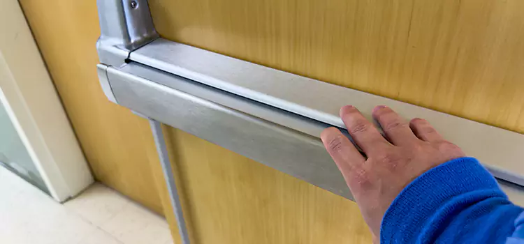 Installing a Push Bar on a Door Albuquerque